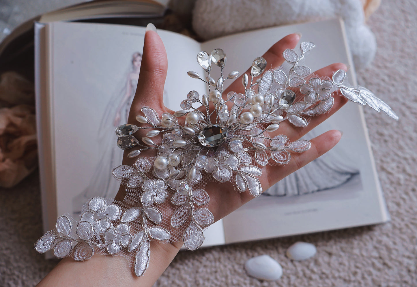 Luminous Halo Bridal Headpiece