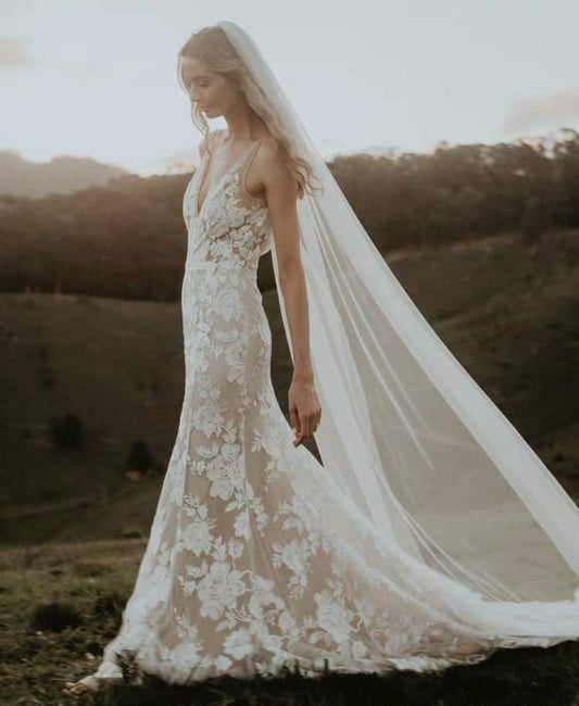 Plain Veil (with comb)