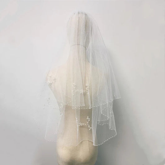 Beads Veil (with comb)