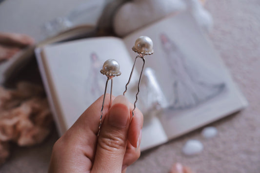 Lustre Bloom Hairpin (A pack)