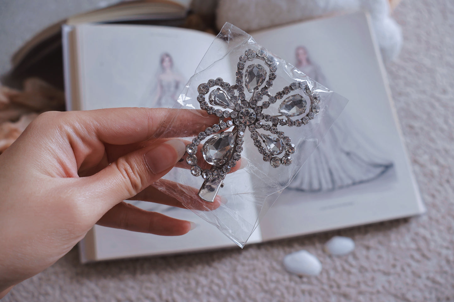 Glowing Blossom Hair Clip