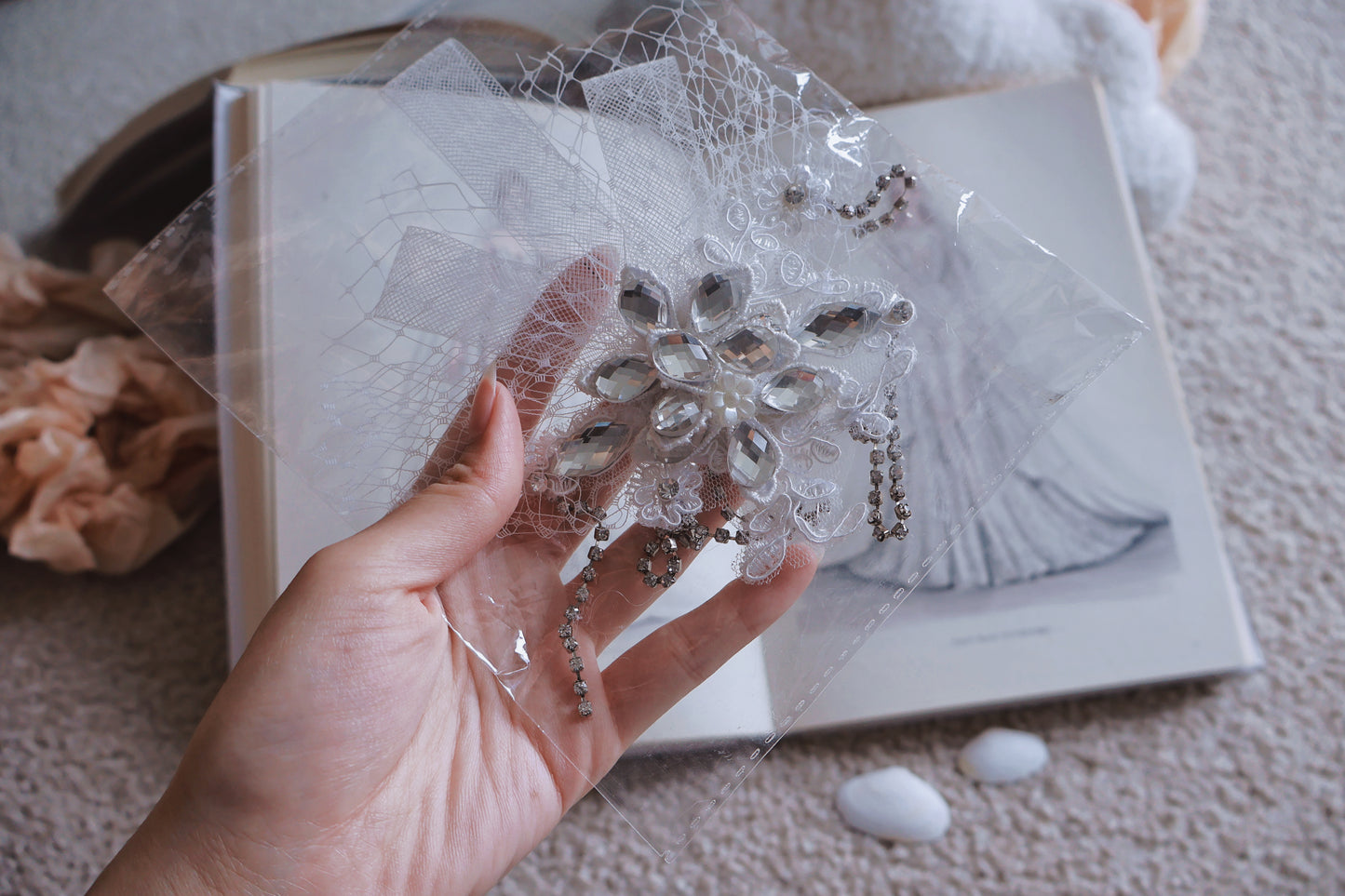 Crystal Halo Bridal Headpiece