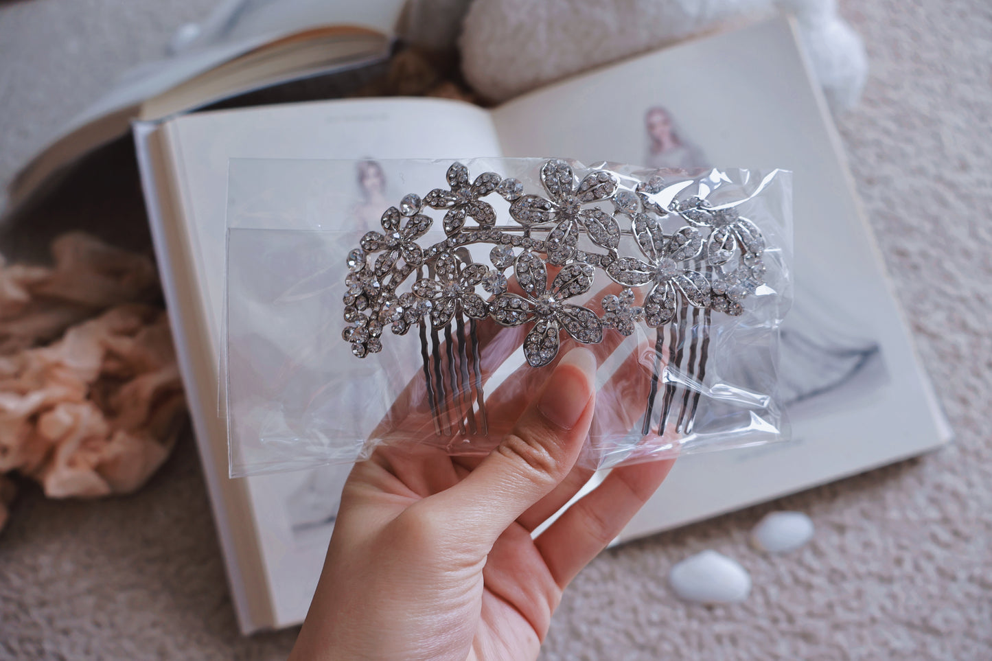 Radiant Bouquet Bridal Headpiece