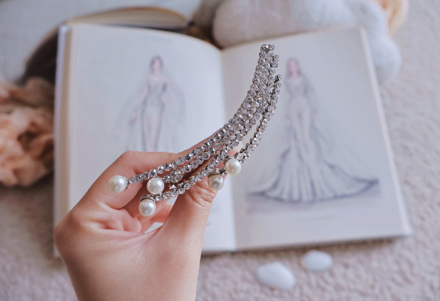 Stellar Drift Bridal Comb