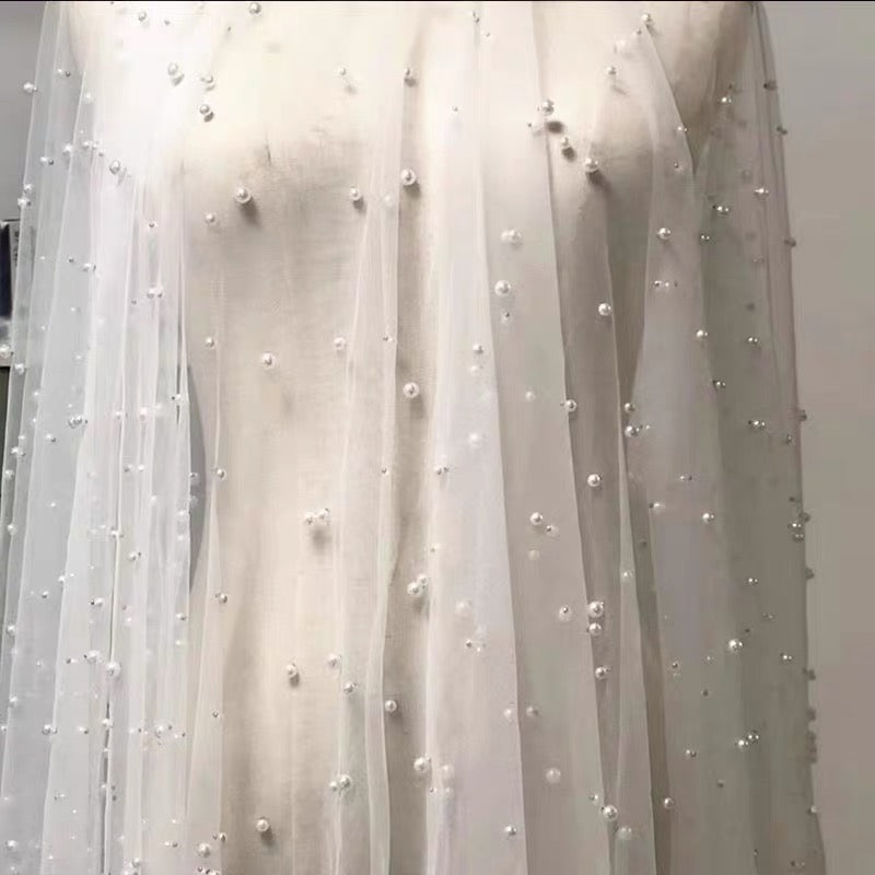 Pearly Long Veil