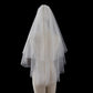 Pearly Short Veil