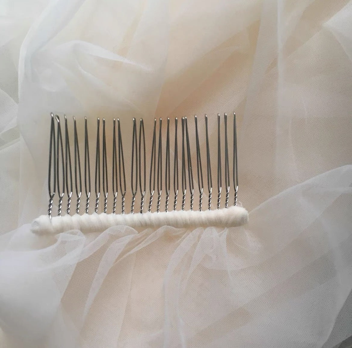 Elegant Champagne Veil