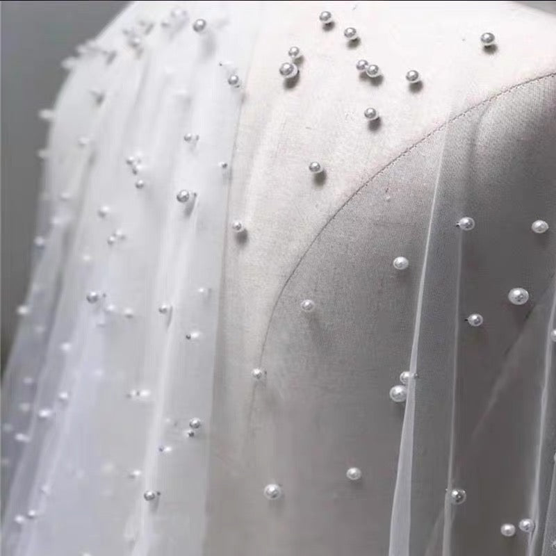 Pearly Long Veil