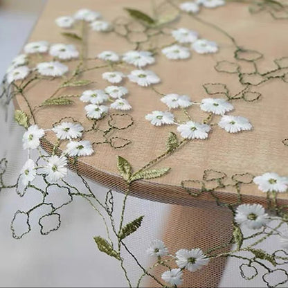 Floral Embroidered Veil